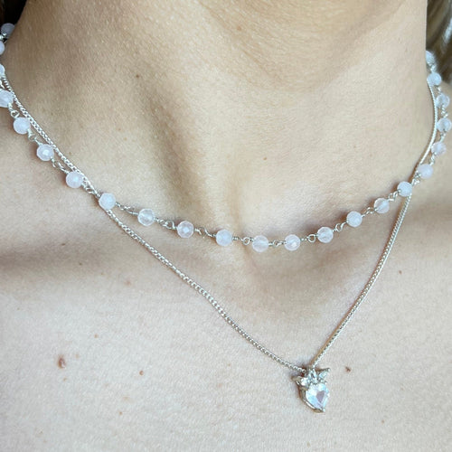 Choker Piedras nudo rosario