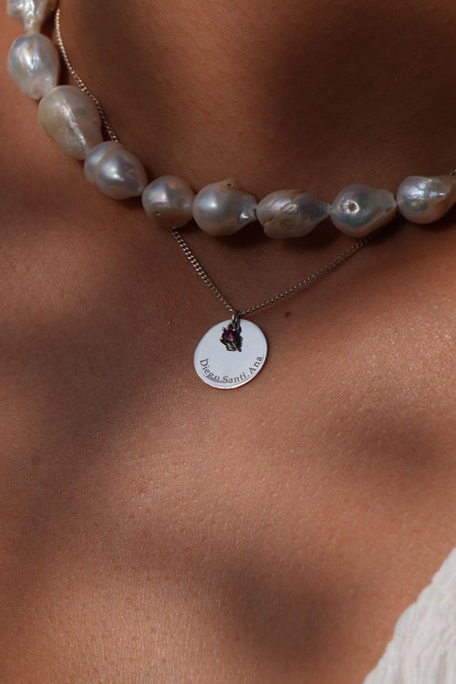 Choker perlas jumbo